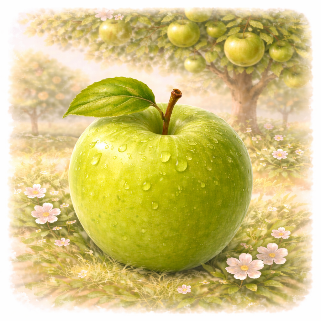 Discipline represented as an apple